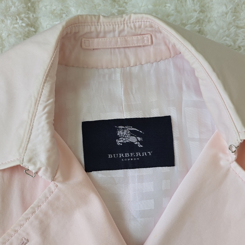 Burberry Soft Pink Collared Jacket - image 2
